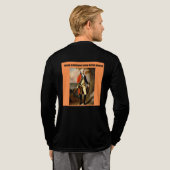 george Washington facing british generals Tri-Blend Shirt (Achterkant)