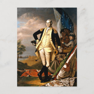 George Washington, foto van het eerste president Briefkaart