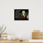 George Washington Freedom of Speech Quote Print (Keuken)