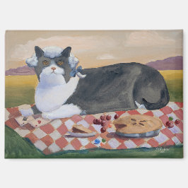 George Washington Funny Cat Magnet Magneet