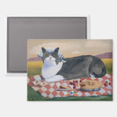 George Washington Funny Cat Magnet Magneet (Voorkant / Achterkant)