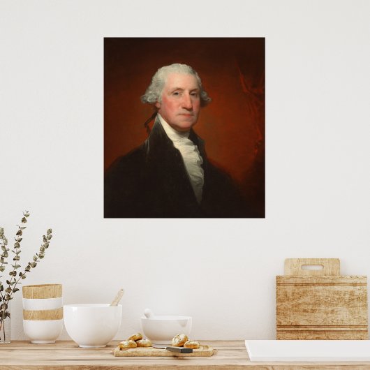 George Washington - Gilbert Stuart Fine Art Poster (Cuisine)