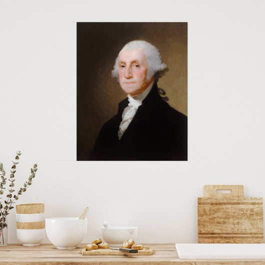 George Washington - Gilbert Stuart Fine Art Poster (Cuisine)