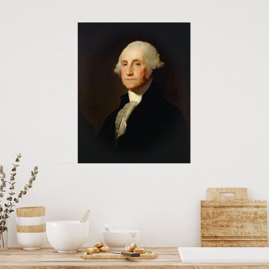 George Washington - Gilbert Stuart Fine Art Poster (Cuisine)