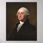 George Washington - Gilbert Stuart Fine Art Poster (Devant)