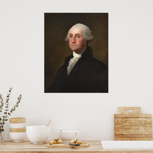George Washington - Gilbert Stuart Fine Art Poster (Cuisine)
