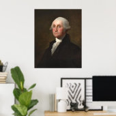 George Washington - Gilbert Stuart Fine Art Poster (Bureau à domicile)