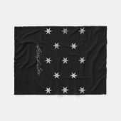 George Washington Headquarters Flag Independence D Fleece Deken (Voorkant (Horizontaal))