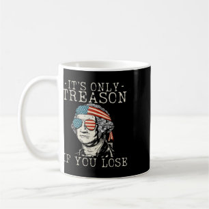 George Washington Het is alleen verraad als je ver Koffiemok