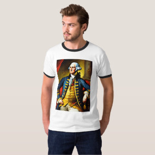 George Washington in kantoor-kleding T-shirt