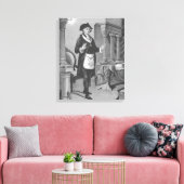 George Washington in Masonic Regelia Canvas Afdruk (Insitu (Woonkamer))