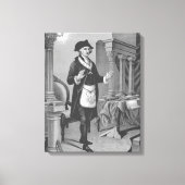 George Washington in Masonic Regelia Canvas Afdruk (Voorkant)
