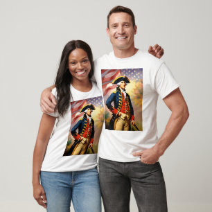 George Washington in oorlogskleding T-shirt