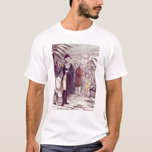 George Washington in Valley Forge T-shirt (Voorkant)