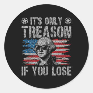 George Washington is de enige reden dat je de vier Ronde Sticker