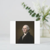 George Washington -  kunstportret Briefkaart (Staand voorkant)