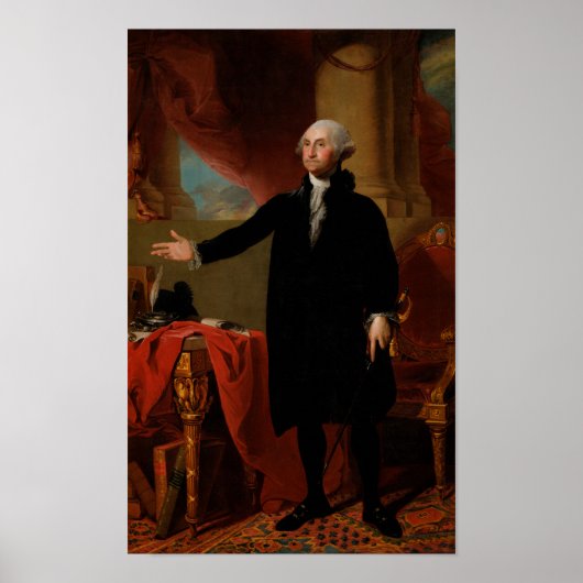 George Washington Lansdowne Portrait Poster (Voorkant)