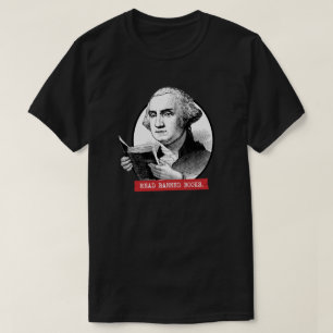 George Washington leest verboden boeken T-shirt