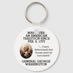 George Washington Mandates sinds 1777 Sleutelhanger