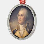 George Washington Metalen Ornament (Links)