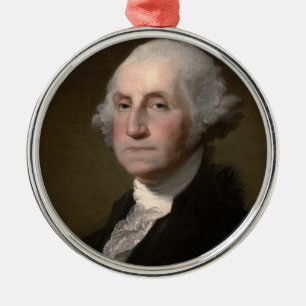 George Washington Metalen Ornament