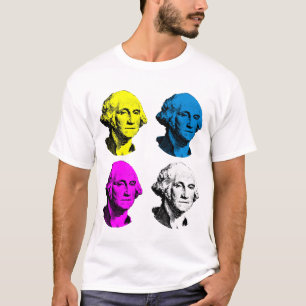 George Washington — Multikleurig T-shirt