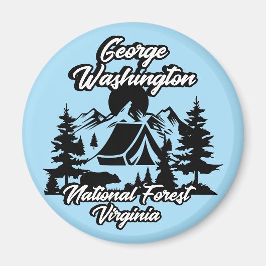 George Washington National Forest Virginia Magneet (Voorkant)