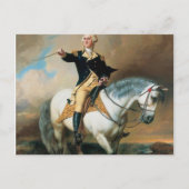 George Washington neemt het groet in Trenton Briefkaart (Voorkant)
