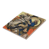 George Washington op Horseback Tegeltje (Zijkant)