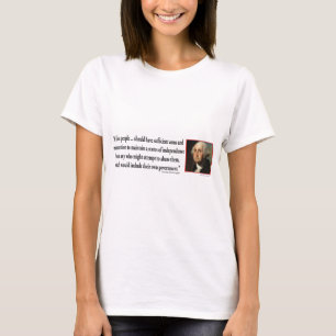 George Washington over de rechten van het Pistool T-shirt