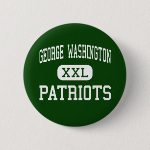 George Washington - Patriots - High - Denver Ronde Button 5,7 Cm