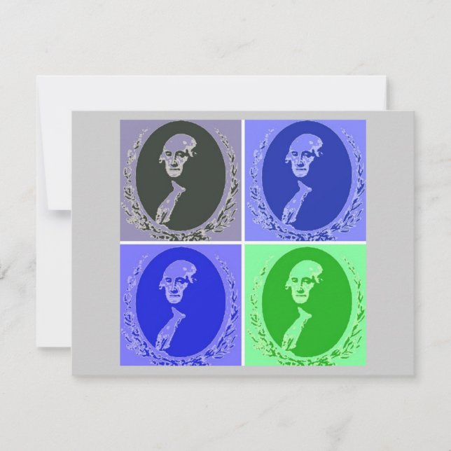 George Washington Pop Art (Voorkant)