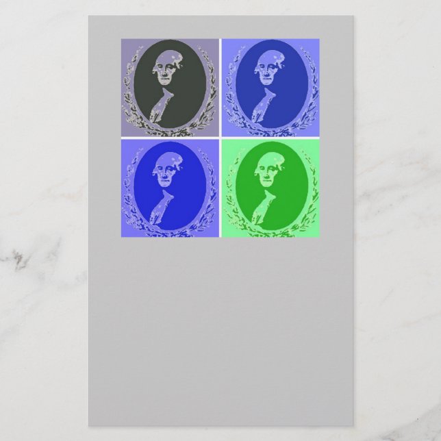 George Washington Pop Art (Voorkant)
