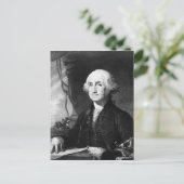 George Washington Portrait briefkaart (Staand voorkant)