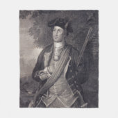  George Washington Portrait Fleece Deken (Voorkant)