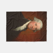 George Washington Portrait Fleece Deken (Voorkant (Horizontaal))
