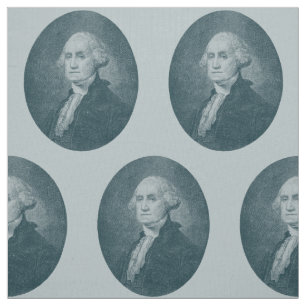 George Washington Portrait Oval Stof