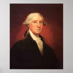George Washington Portrait Painting Poster