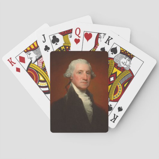 George Washington Portrait Pokerkaarten (Achterkant)