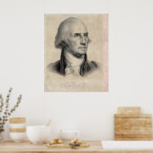 George Washington Portrait poster/print Poster (Keuken)