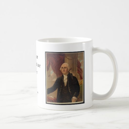 George Washington Portrait & Quote Mok (Rechts)