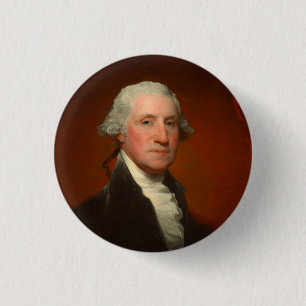 George Washington Portrait Ronde Button 3,2 Cm