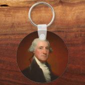 George Washington Portrait Sleutelhanger (Voorkant)