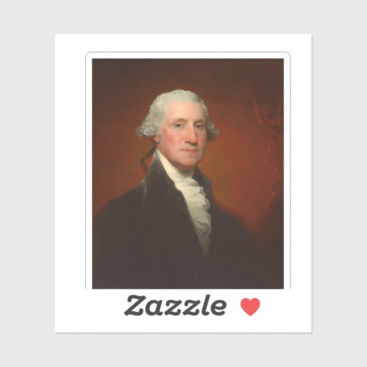 George Washington Portrait Sticker (Vel)