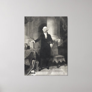 "George Washington Portrait" verpakt canvas print