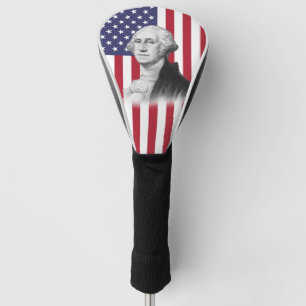 George Washington portret schilderen Golfheadcover