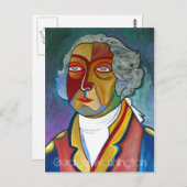 George Washington Post Kaart (Voorkant / Achterkant)