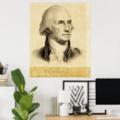 George Washington Poster (Thuiskantoor)
