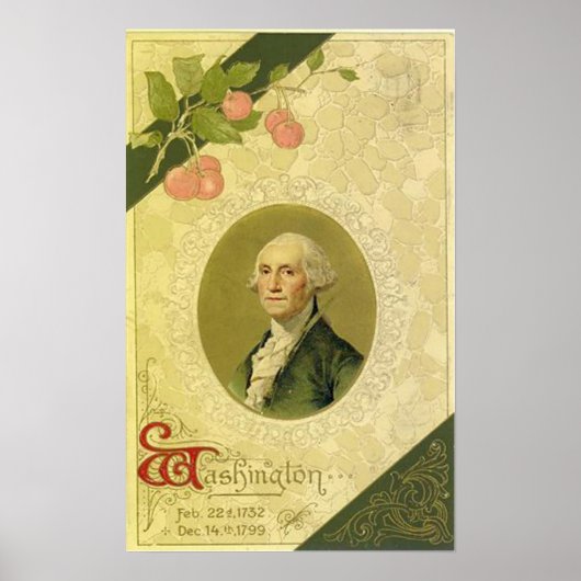George Washington Poster vintage (Devant)