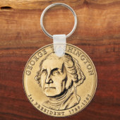 George Washington President $1 Sleutelhanger munte (Voorkant)